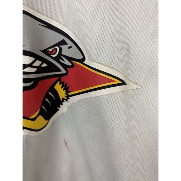 Vintage 90s Coyote Promotion Cincinnati Cyclones Hockey Jersey Youth Medium READ - Picture 2 of 6